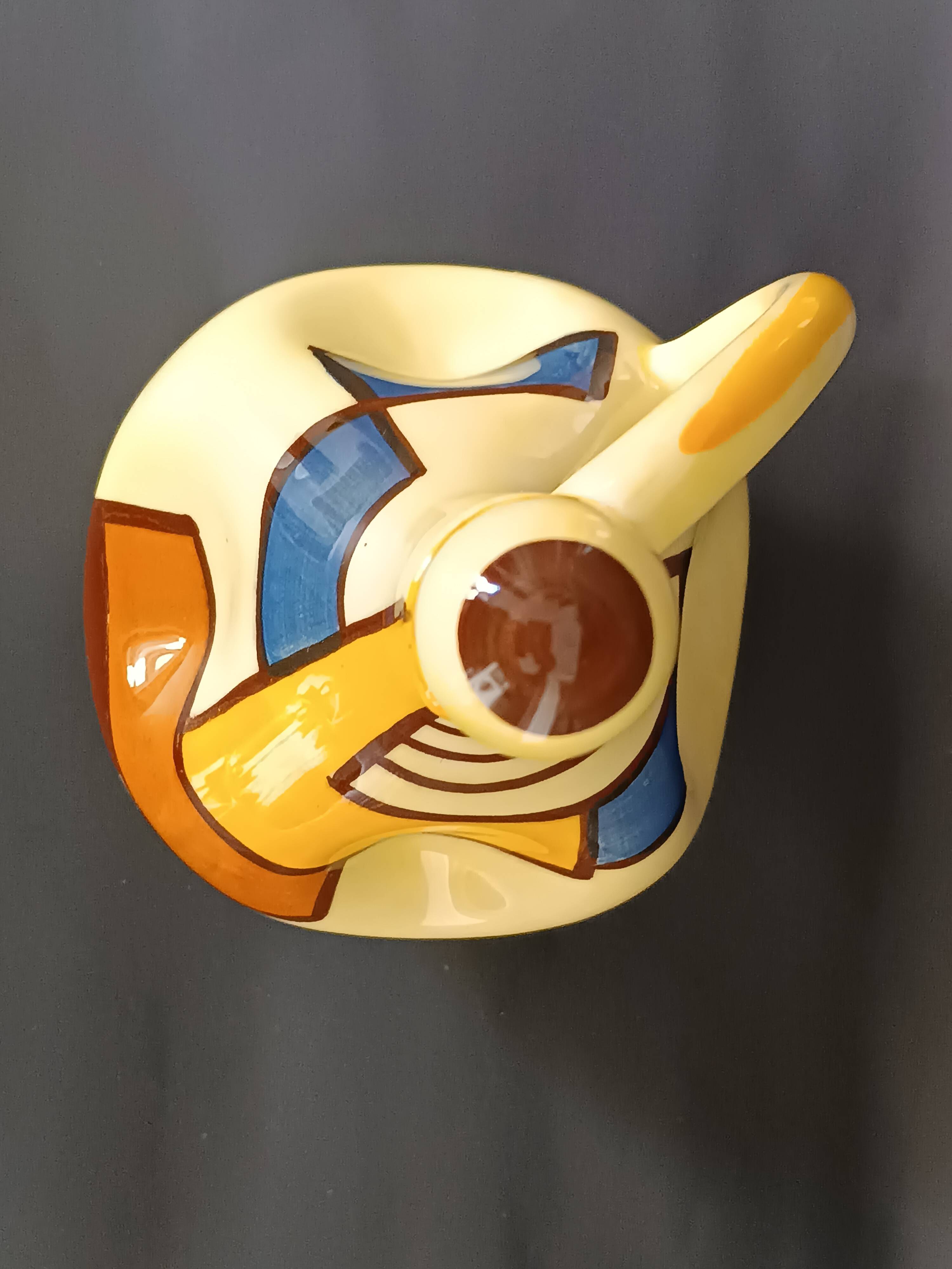 Ceramic carafe bottle designed by Eva Zeisel for Schramberg 1928