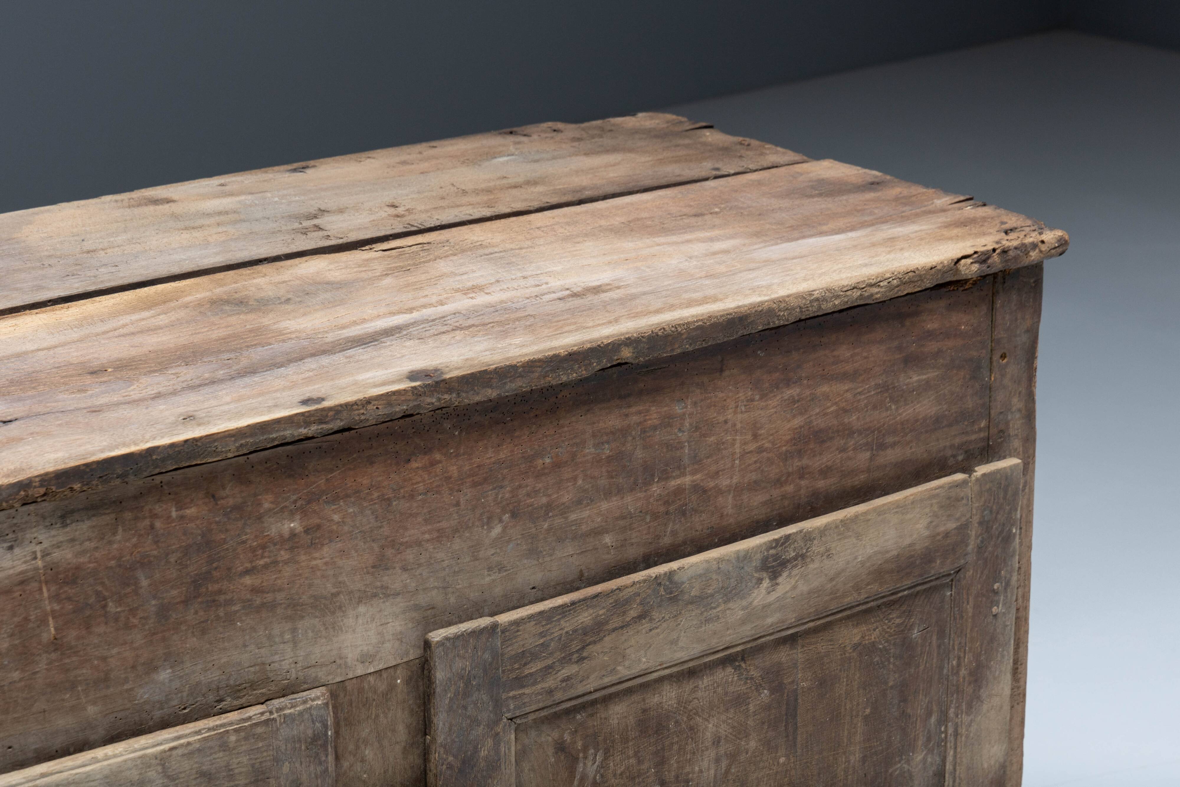 Rustic Wabi Sabi Cabinet, France, 19th Century