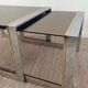 Duo of nesting tables Romeo Rega Italy from the 70s
