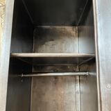 Industrial metal locker room