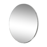 Beveled oval mirror 60 42 vintage