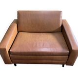 Fauteuil chauffeuse skaï 60’s