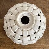 Hanging lampshade in barbotine ceramic - Italy