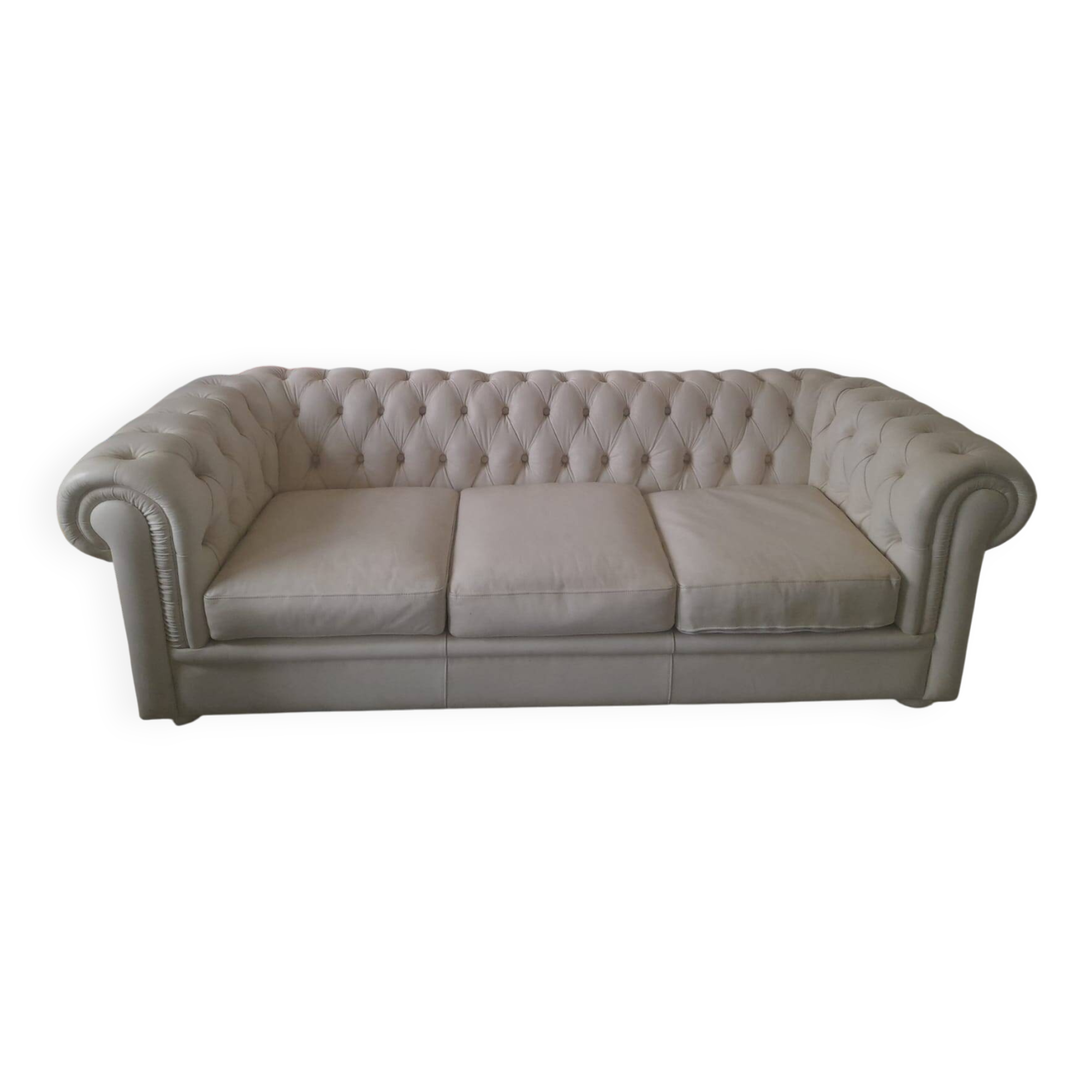 Chesterfield three-seater sofa