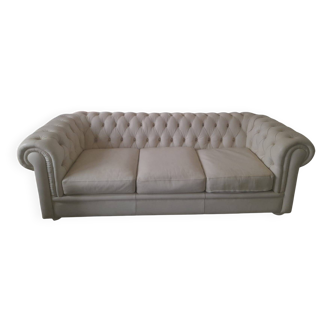 Chesterfield three-seater sofa