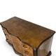 Commode italienne Art déco en loupe de noyer, années 1940-50