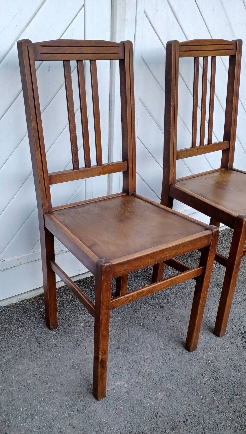 Pair of vintage ELF bistro chairs