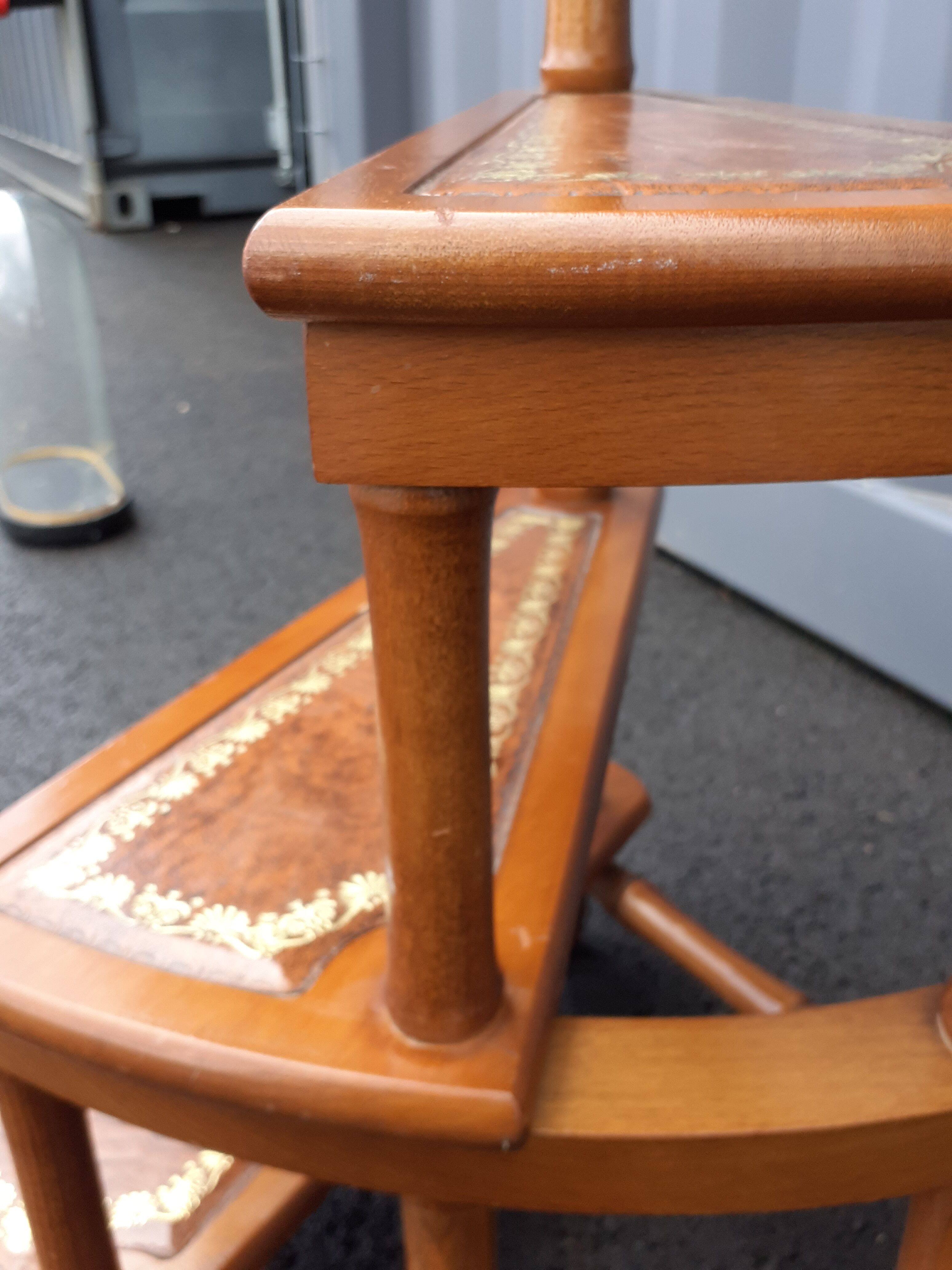 Ancient library staircase