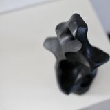 Free-form ceramic, painted black, 1969