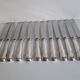 Set of 12 knives silver metal and stainless steel violin model Ercuis