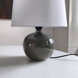 Table lamp in glazed stoneware