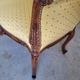 LOUIS XV CAUSEUSE 1 PLACE IN WALNUT ROCOCO