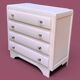 Vintage powder pink commode Farrow & Ball, matte finish