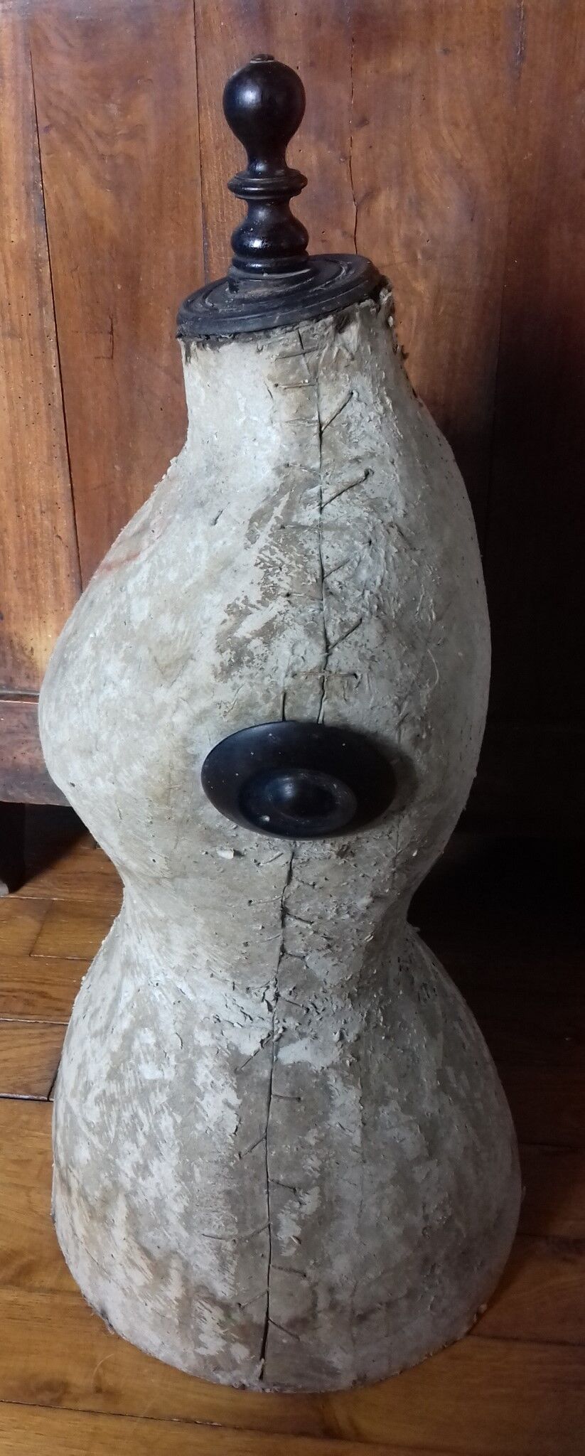 Mannequin couture wasp size blacked wood Napoleon lll