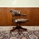 Fauteuil capitaine Chestfield marron anglais