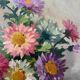 HSP painting "Bouquet of garden flowers" signed Henry circa 1950