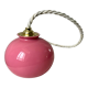Suspension ball in opaline pink candy 50s