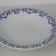 Plat piédouche, faïencerie Onnaing, vintage