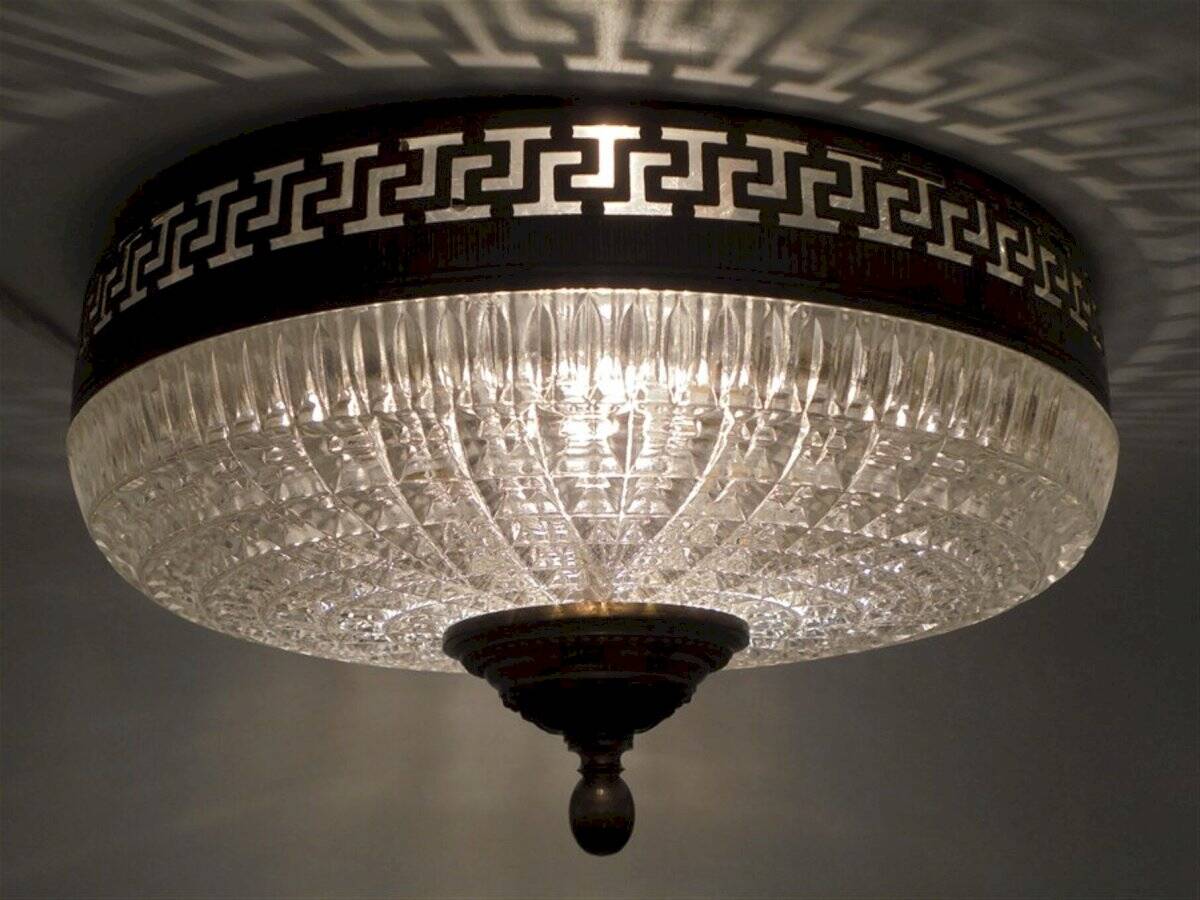 Ceiling lamp Maison Lucien Gau - diamond glass