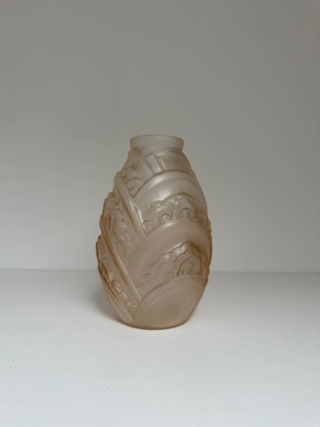 Large uraline vase, Brother Muller Luneville