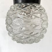 Vintage molded glass ceiling light