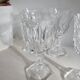 Set of 4 white wine glasses in Chaumont crystal from Cristal d'Arques.