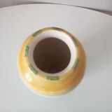 Handcrafted vase in glazed ceramics