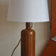Lampe bouteille grès vintage