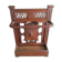 Antique oak umbrella stand