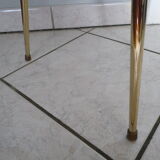 Tabouret tripode, pied compas, pelfran, années 70