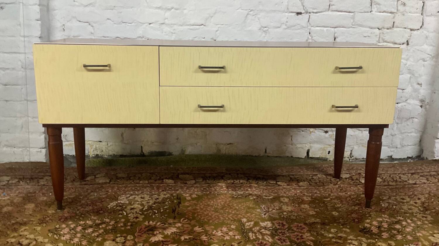 Vintage teak TV cabinet sideboard