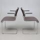 NKR Tranas — Steel Tube Chairs (Pair) — Swedish Modernist Seating — Second