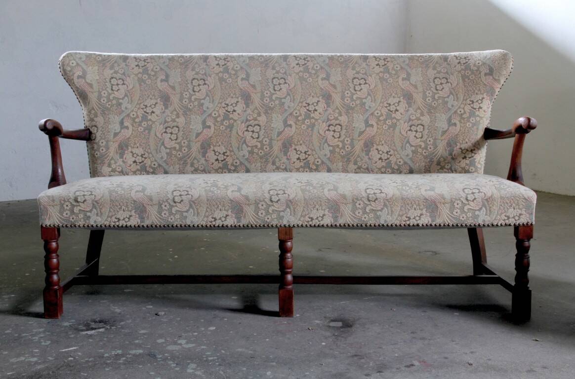 Vintage Danish Art Deco Sofa in Oak - 1940s