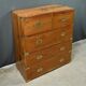 Marine commode in solid mahogany, India – 20th century