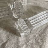 Antique glass knife holders