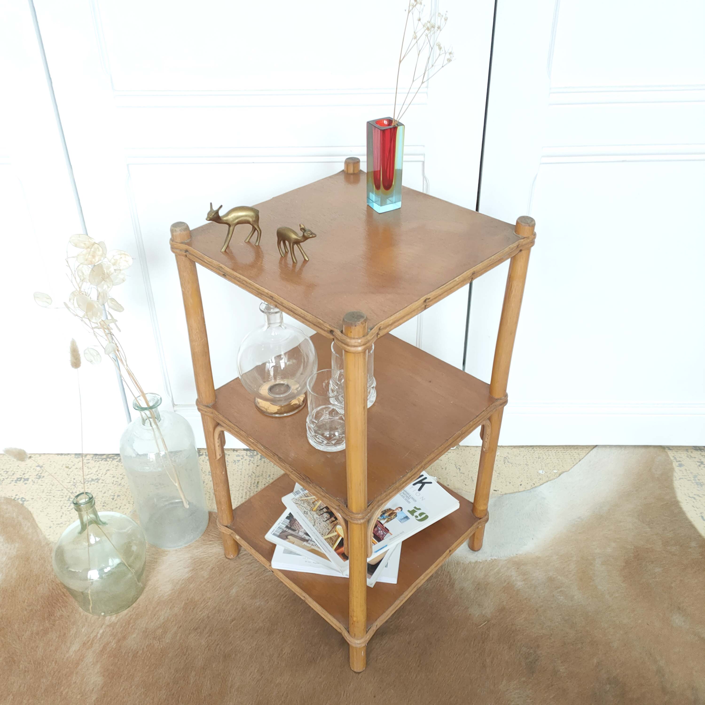 Wood and rattan landscape