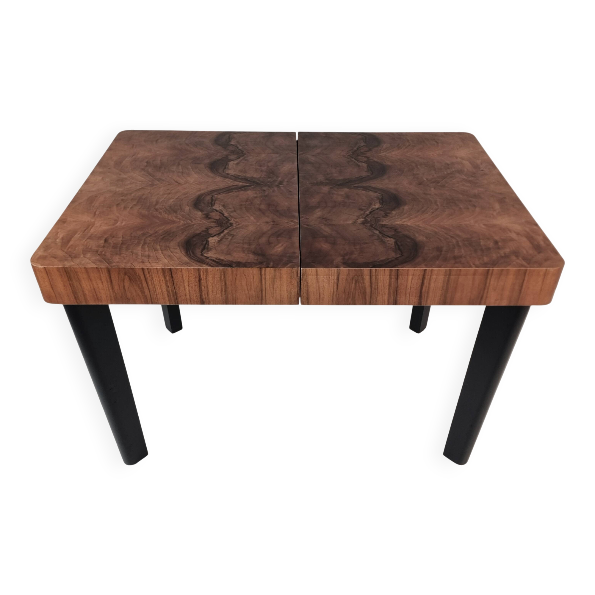 Art Deco dining table in walnut, 1960s