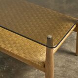 Coffee table and its stool.