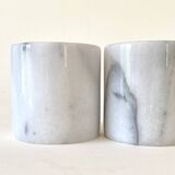 Duo marble candlesticks