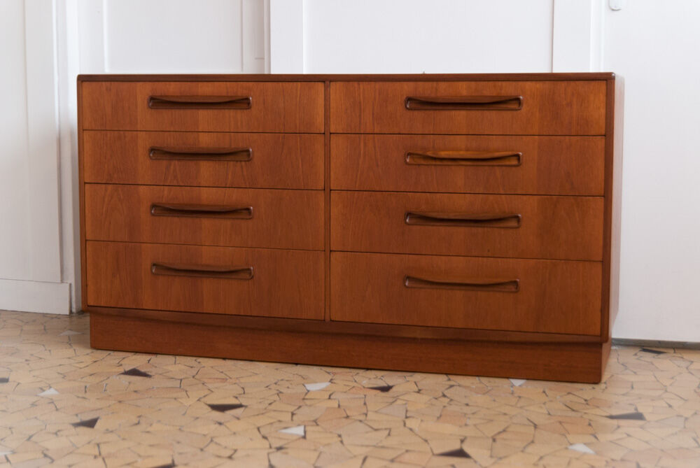 Double chest of drawers Gplan Fresco teak