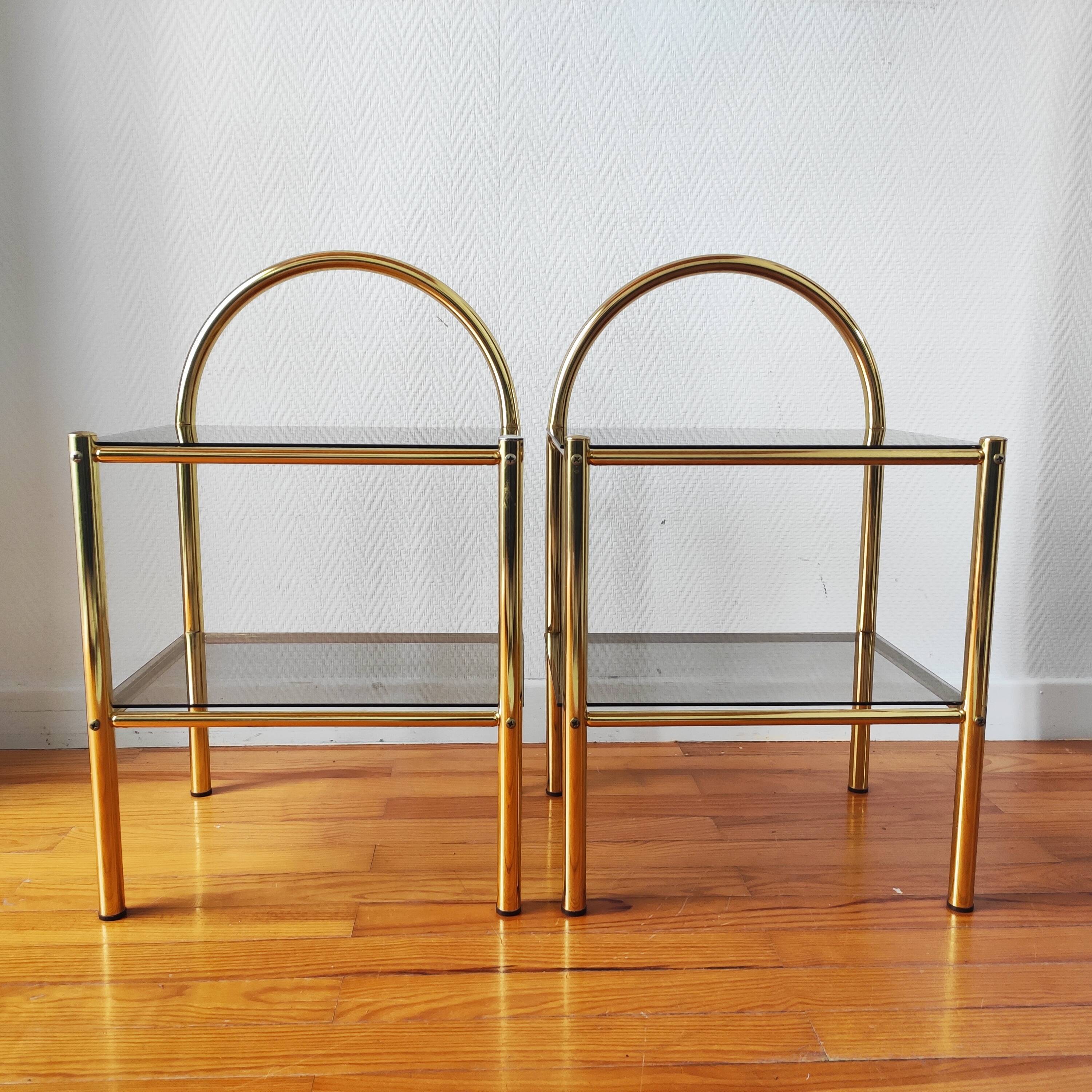 Pair of vintage bedside tables 1970