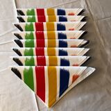 Gualtiero Marchesi design tablecloth and 8 matching towels