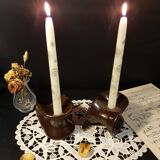 Duo of diverted candlesticks