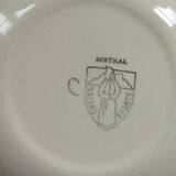 5 dessert plates Salins Mistral