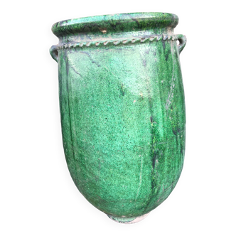 Traditional and authentic tamegroute pottery jar