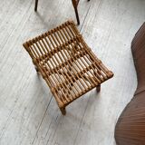 Set 3 rattan stools