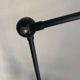 Original 1980s vintage Jielde lamp with 2 arms in matte black - 100 cm