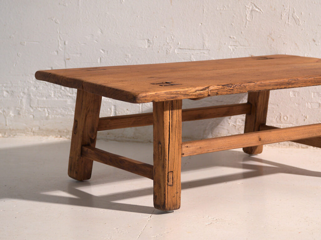 Antique pine coffee table – China, circa 1890