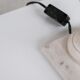 Alabaster french mid-century table lamp