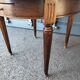 Coffee table hot water bottle old marble top Louis xvi style
